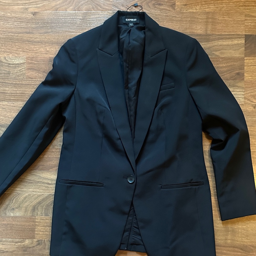 Express Classic Black Suit Jacket